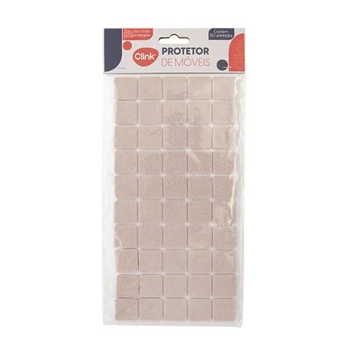 Protetor Moveis Quadrado 4 cm 50 PçsFeltro 2,2 cm x 2,2 cm x 0,2 cm — imagem 2