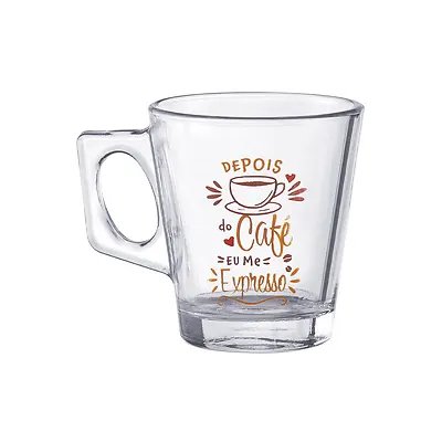 Canecas Depois Dourada Café 85ml 6 Peças — imagem 2