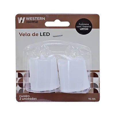 Vela LED 4,5cm 2 Peças — imagem 2