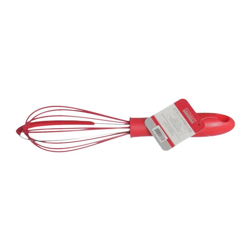 Batedor de Ovos Silicone Vermelho 26cm — imagem 2