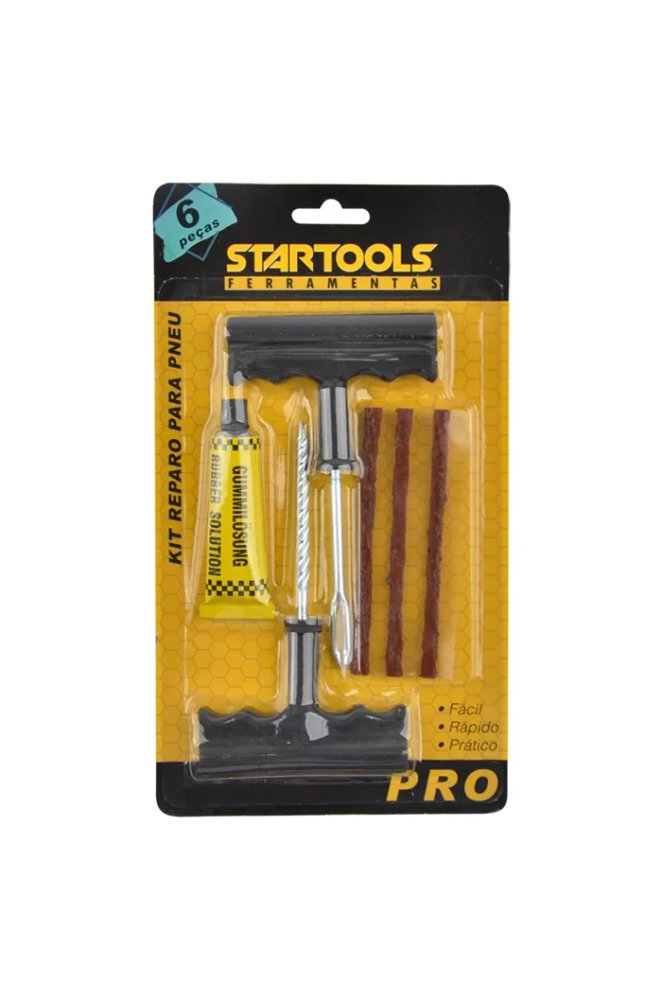 Kit Reparo 6 Pçs para Furo Em Pneu — imagem 2