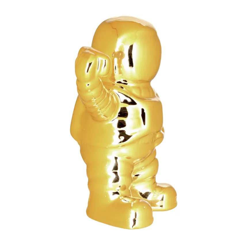 Figura Astronauta Estica Dourada 100mm — imagem 2