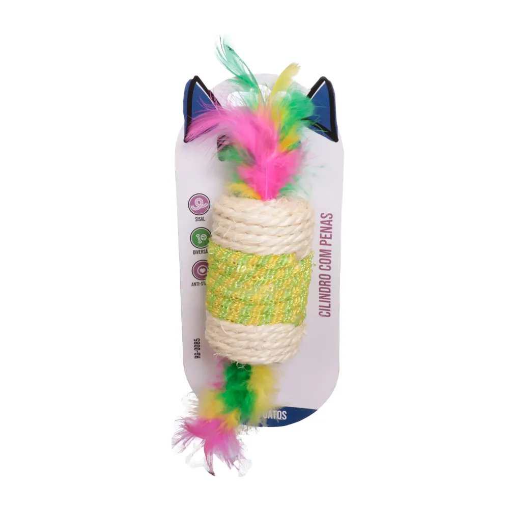 Brinquedo para Gato Cilindro Sisal 7cm — imagem 2