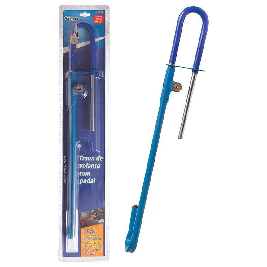 Trava Antifurto Pedal 82cm — imagem 2