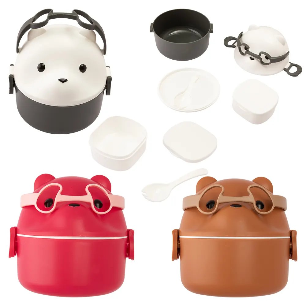 Marmita 4 Pçs 800 ml Plástico PP 15 cm x 14 cm x 18 cm — imagem 2
