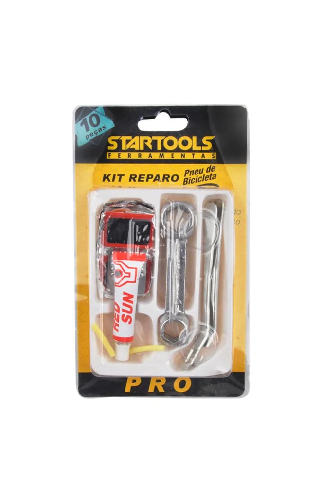 Kit Reparo 10 Pçs para Furo Em Pneu de Bicicleta — imagem 2