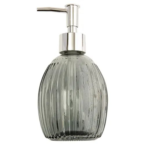 Dispenser Sabonete Liquido 350 ml Vidro e Plástico PP 8,4 cm x 8,4 cm x 17 cm — imagem 2