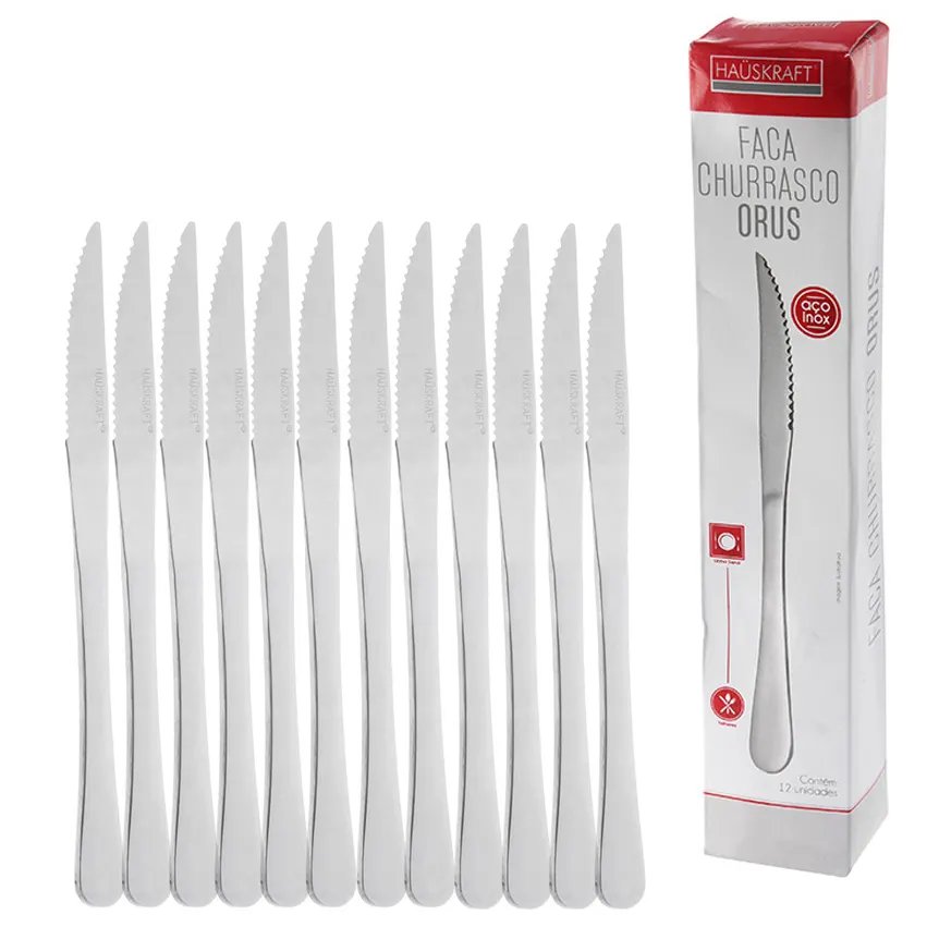 Talher Faca para Churrasco Orus 12 Peças — imagem 2