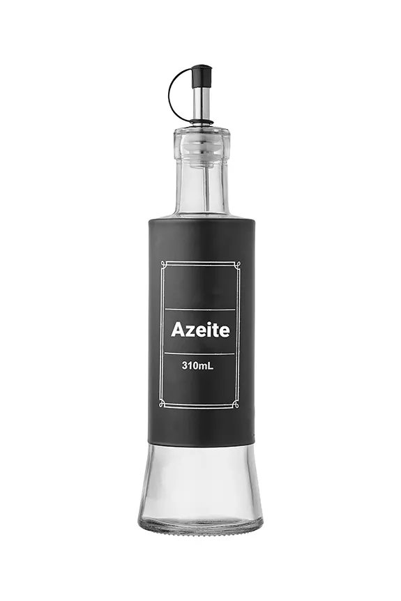 Azeiteiro Vidro Preto 310ml — imagem 2