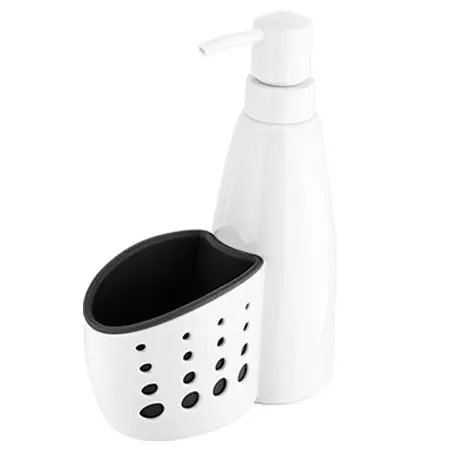 Dispenser com Suporte Plástico 15 cm x 7 cm x 20 cm (1 un) — imagem 2