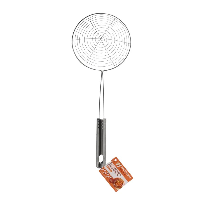 Escumadeira Fritadeira Inox 11x29,5cm — imagem 3