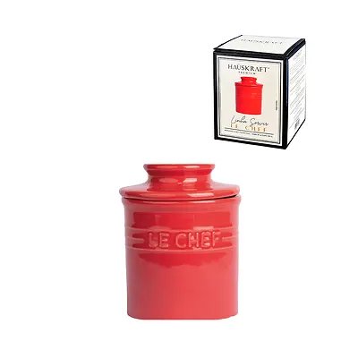 Manteigueira Francesa Le Chef Vermelha 10cm — imagem 2