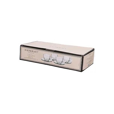 Xícara de Café com Pires Vidro Bee 80ml 4 Peças — imagem 2