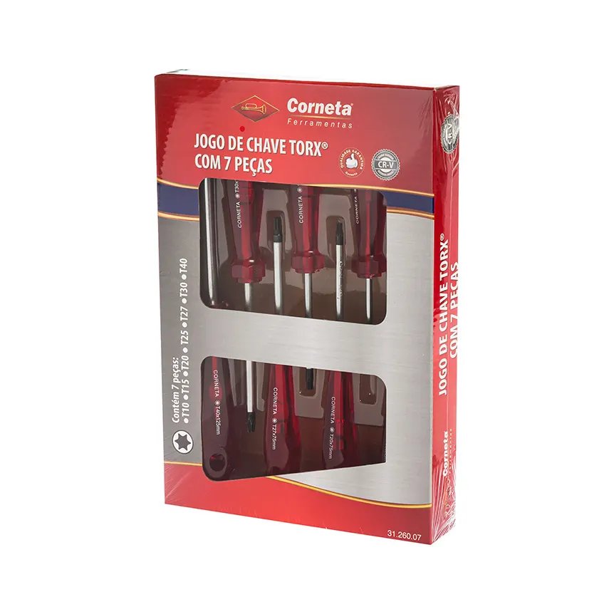 Chave Torx T10-T40 Jogo 7 Peças — imagem 2