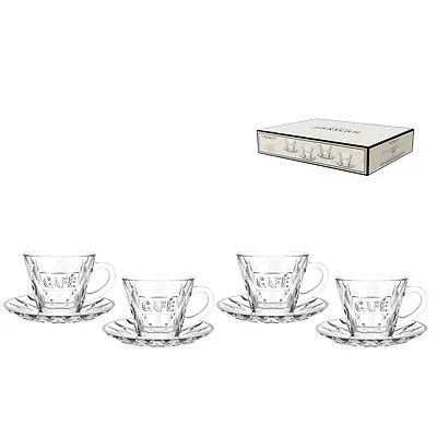 Xícara de Café Memory Transparente 180ml 4 Peças — imagem 3