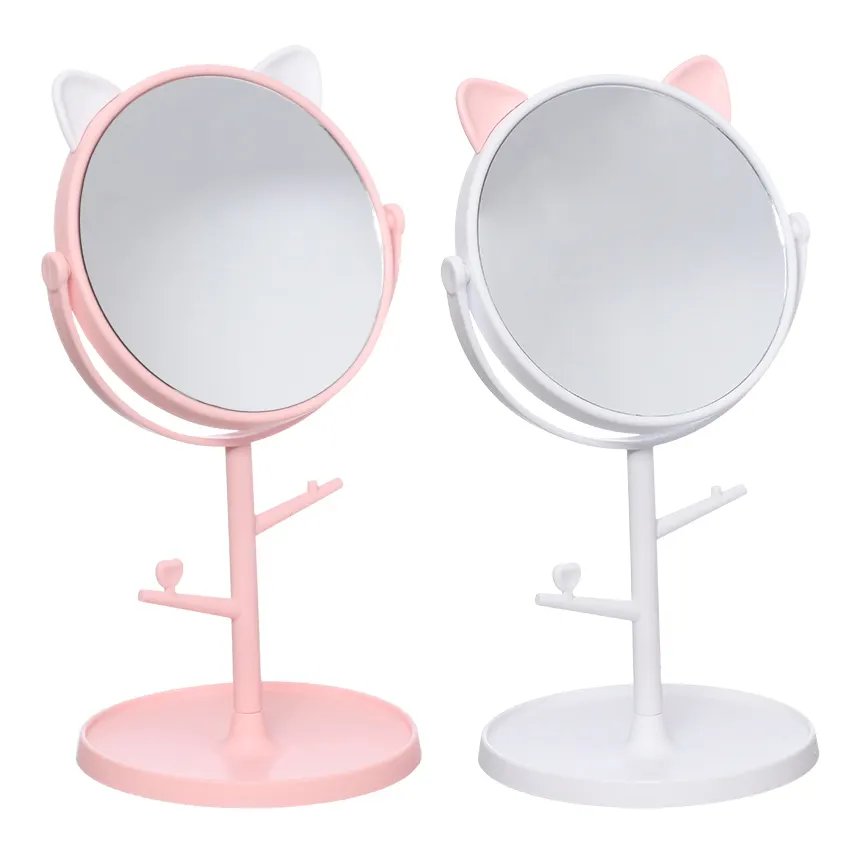 Espelho de Mesa Gatinho Redondo 15cm — imagem 2