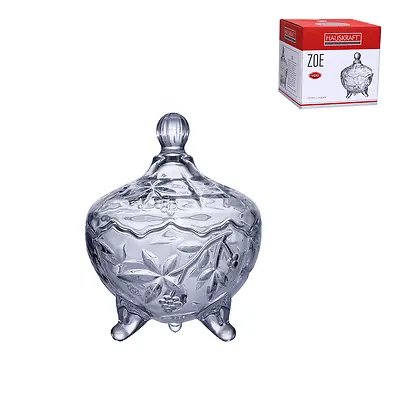 Potiche Decorativo Vidro Zoe 17,5cm — imagem 3