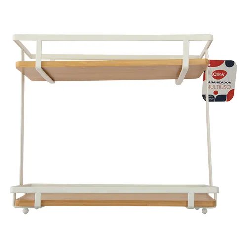 Organizador Madeira e Ferro 27,5 cm x 12 cm x 24,5 cm — imagem 2