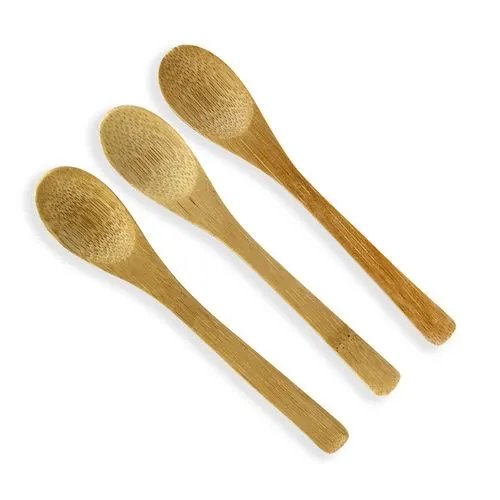 KIT 3 Mini Colheres Bambu 13 cm x 12,5 cm x 0,5 cm — imagem 2