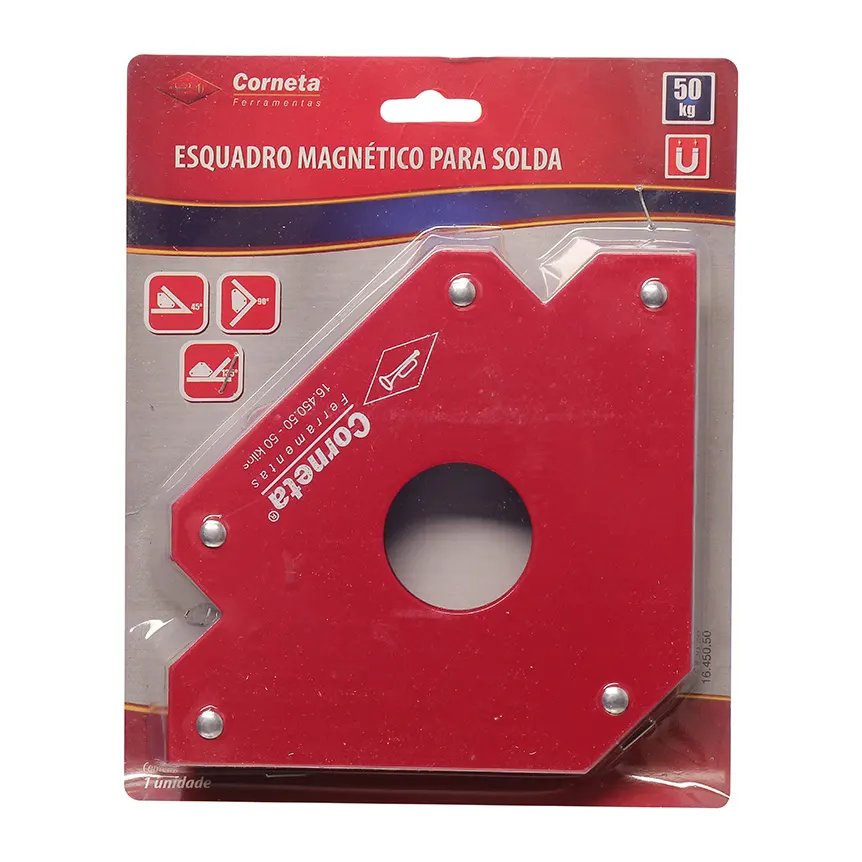 Esquadro Magnético 6"100LB 50kg — imagem 3
