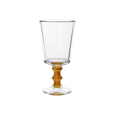 Taça Água/Vinho Bambu Âmbar 320ml 6 Peças — imagem 2