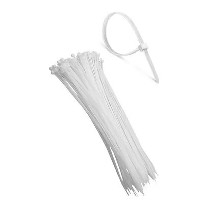 Jogo com 100 Abraçadeiras Branco 3,6x200mm — imagem 3