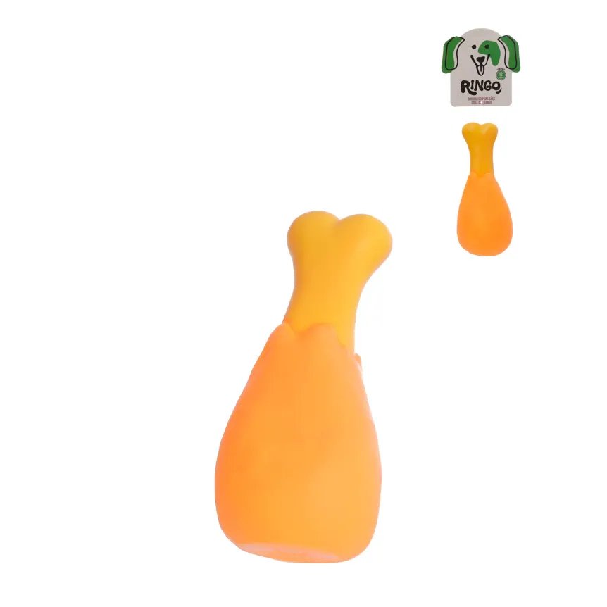 Brinquedo para Cão Coxa Frango 12cm — imagem 2