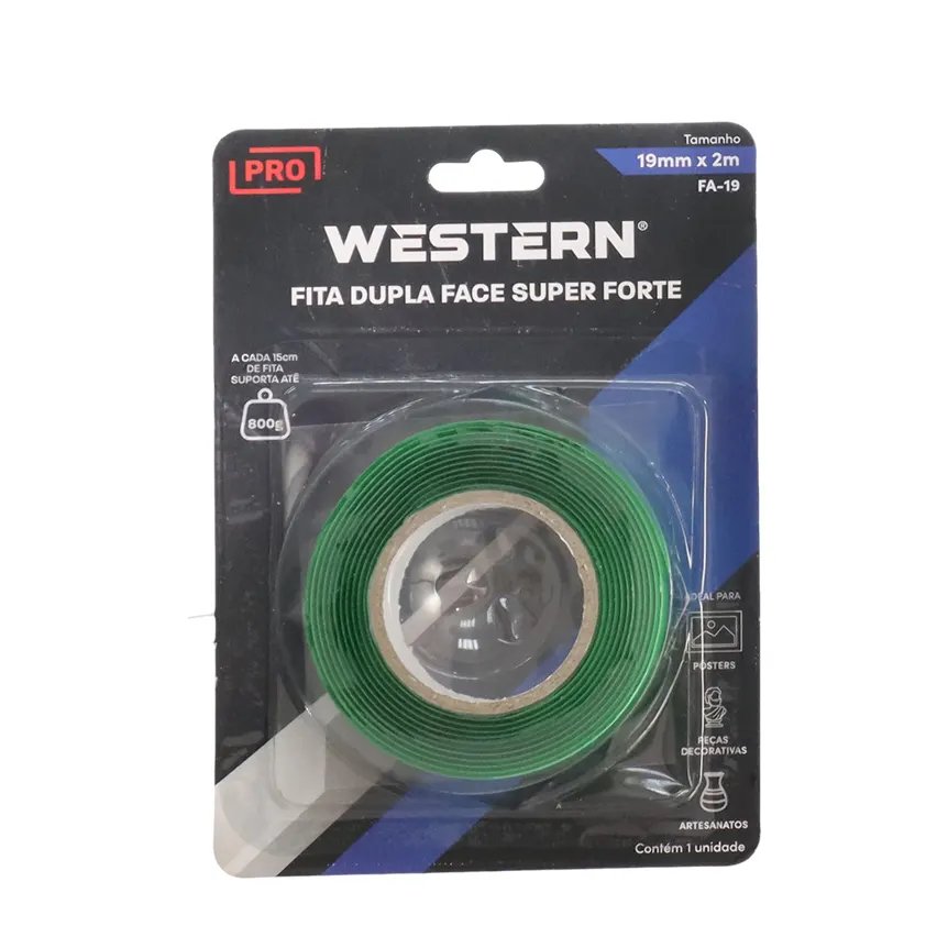 Fita Dupla Face Forte 19mm x 2m — imagem 2