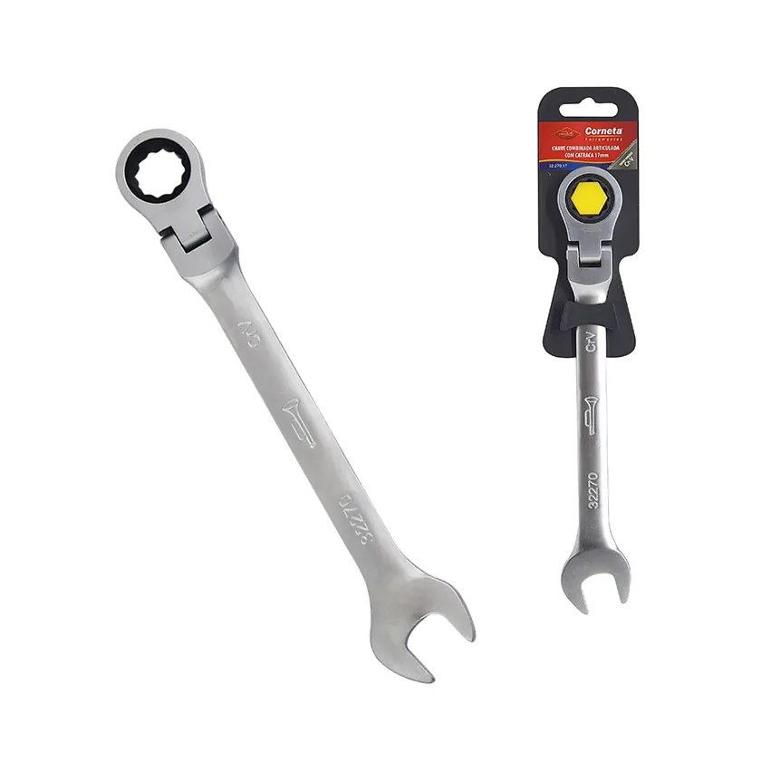 Chave Combinada Catraca Articulada 17mm — imagem 2