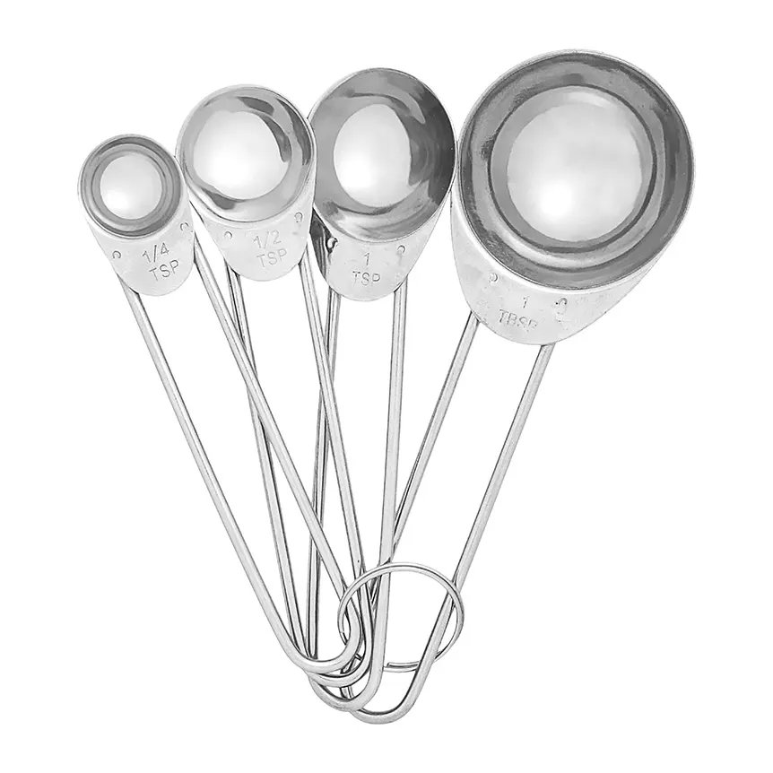 Colher Medidora Inox 4 Peças — imagem 4