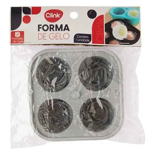 Forma Gelo Flor Silicone 11,5 cm x 11,5 cm x 3,5 cm — imagem 3