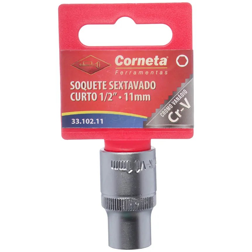 Soquete Sextavado Curto 1/2 11mm — imagem 2