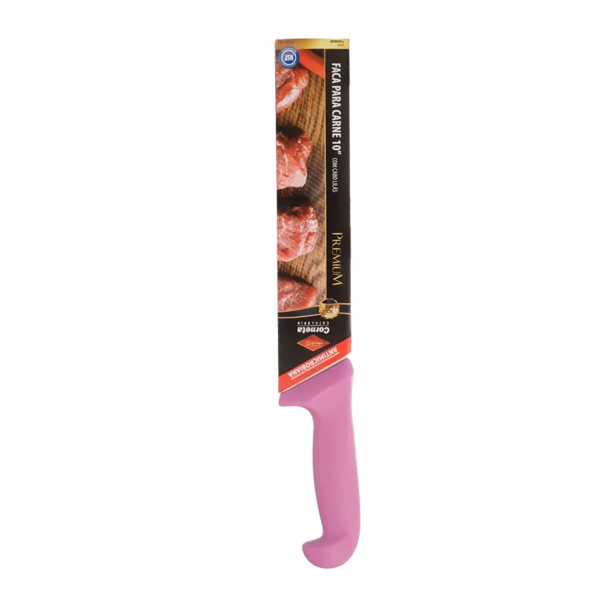 Faca para Carne Cabo Lilás Premium 10" — imagem 3