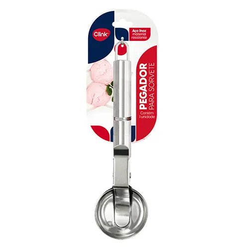 Colher Sorvete Aço INOX 5,5 cm x 5,5 cm x 20 cm — imagem 2