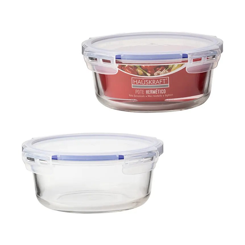 Pote Hermético Redondo Vidro 580ml — imagem 2