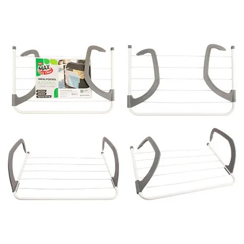 Varal Janela Metal 51 cm x 35,5 cm x 1,2 cm (1 un) — imagem 2
