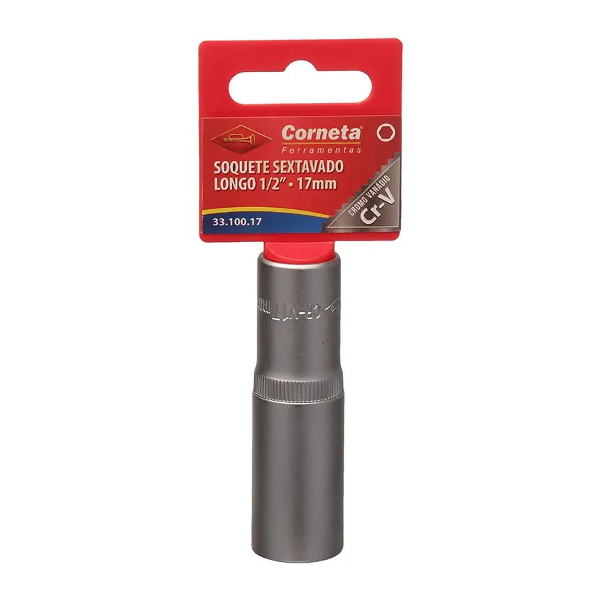 Soquete Sextavado Longo 1/2 17mm — imagem 4