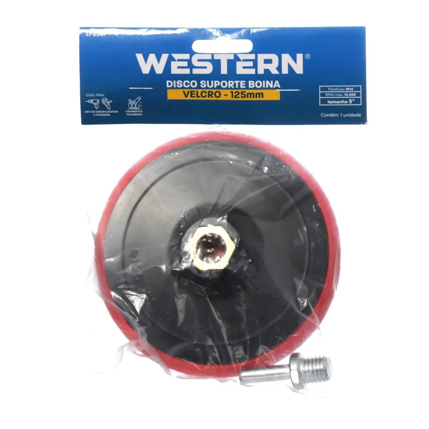 Disco Suporte Boina Velc 125mm — imagem 4