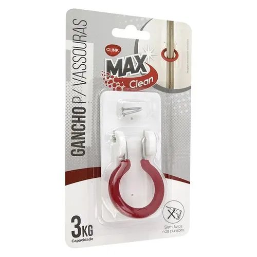 Suporte Vassoura Plástico 5,5 cm x 5,5 cm x 5 cm (1 un) — imagem 2