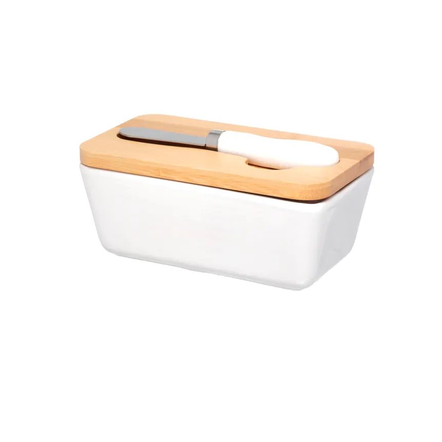 Manteigueira Casual Branca 15cm — imagem 2