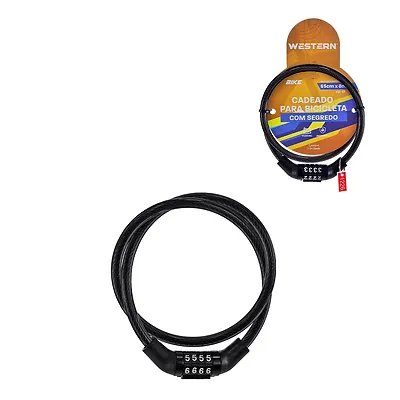 Cadeado Flexível Bike Segurança 65cm x 8mm — imagem 4