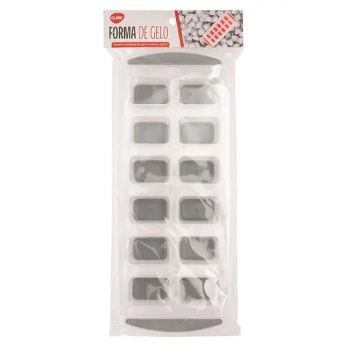 Forma Gelo Plástico PP 34 cm x 14 cm x 3,3 cm — imagem 3