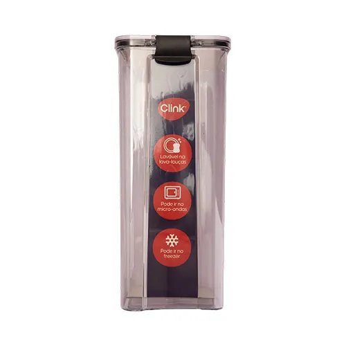 Pote Hermético 1,8 L Plástico PET 10,7 cm x 11,9 cm x 24,9 cm — imagem 2