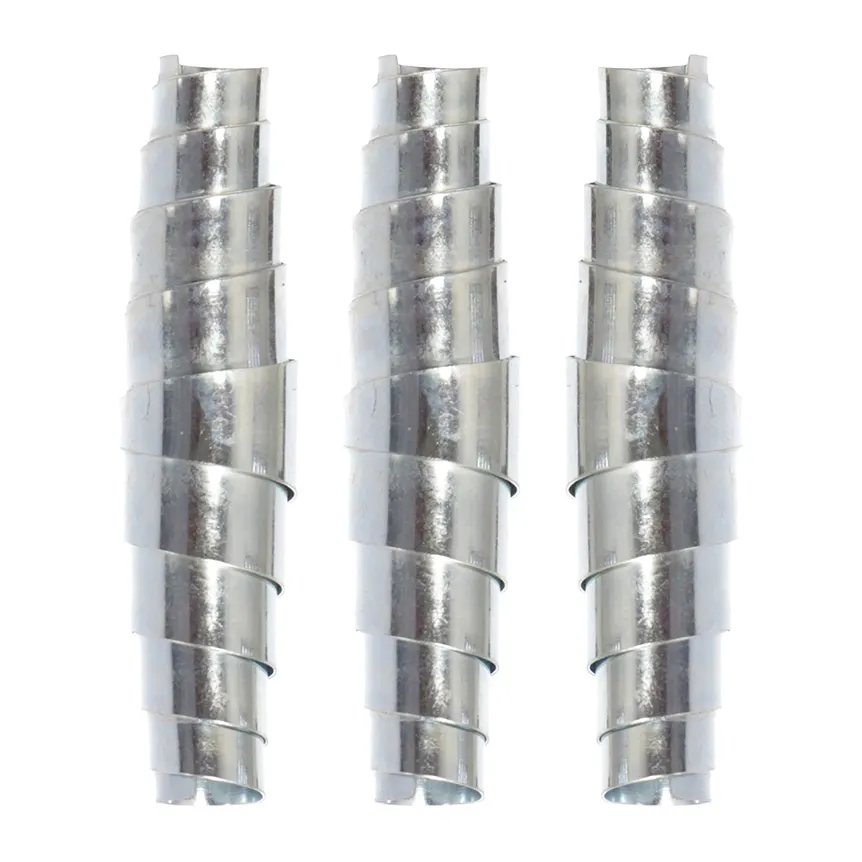 Jogo 3 Molas Puffer Cromado 52mm — imagem 2