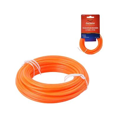 Fio Nylon Redondo Laranja 2,4mm 10m — imagem 3