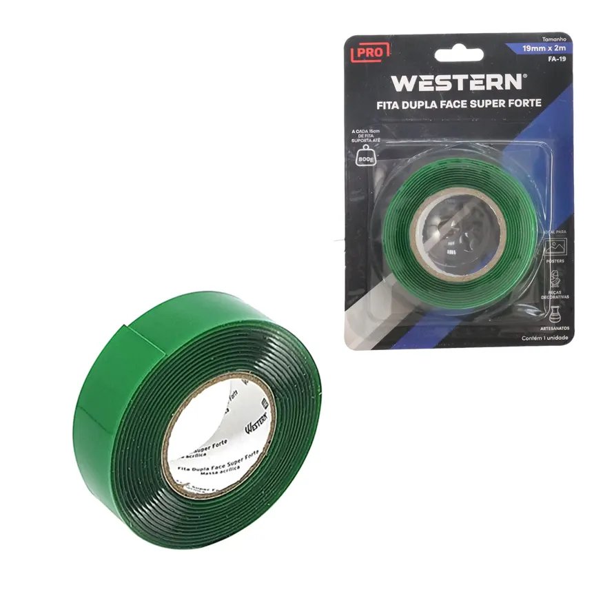Fita Dupla Face Forte 19mm x 2m — imagem 3
