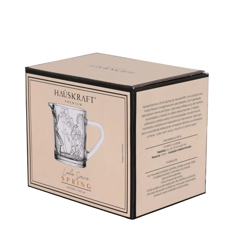 Leiteira Vidro Spring 210ml — imagem 2