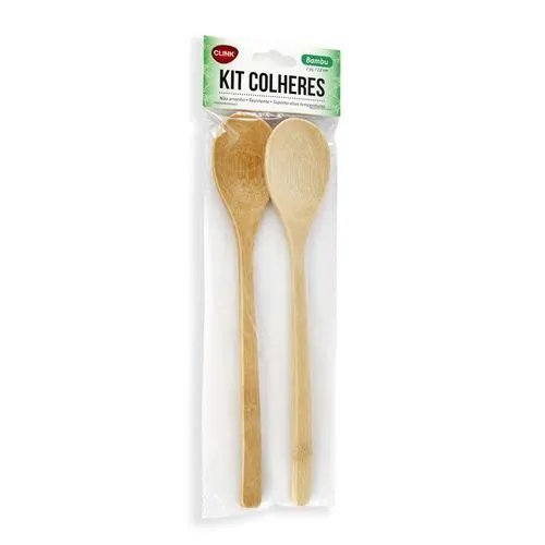 KIT 2 Colheres Bambu 22 cm x 4,5 cm — imagem 3