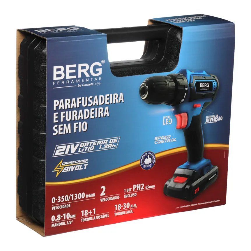Parafusadeira sem Fio BER 3/8" — imagem 3