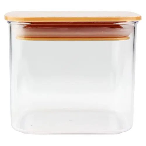 Pote Hermético Quadrado Plástico 10 cm x 10 cm x 9 cm 500 Ml — imagem 3